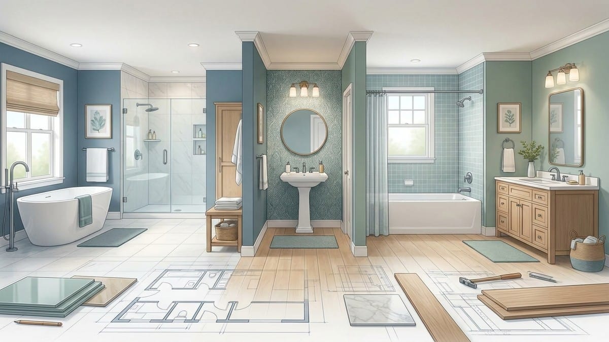 Bathroom Guide: Types, Layouts, and Construction Basics