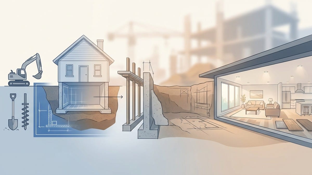 How to Plan a Basement Excavation and Conversion