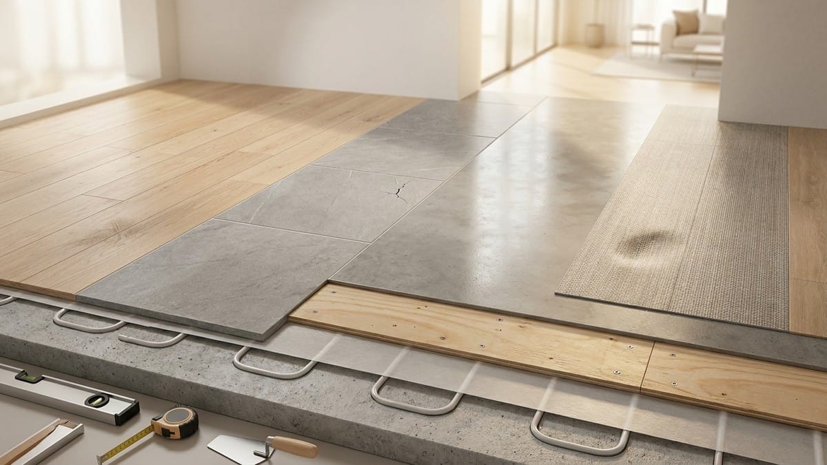 Flooring Guide: Comparing Materials, Subfloors, and Wear